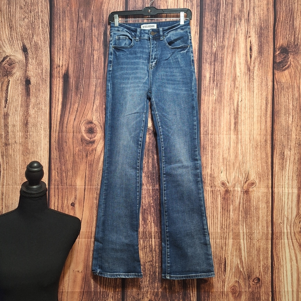 Disclosure Womens Straight Leg Blue Jeans Denim Size 3/26